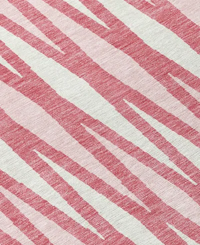 Addison Chantille Machine Washable Acn881 8'x10' Area Rug In Rose