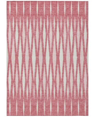 Addison Chantille Machine Washable Acn881 2'6"x3'10" Area Rug In Rose