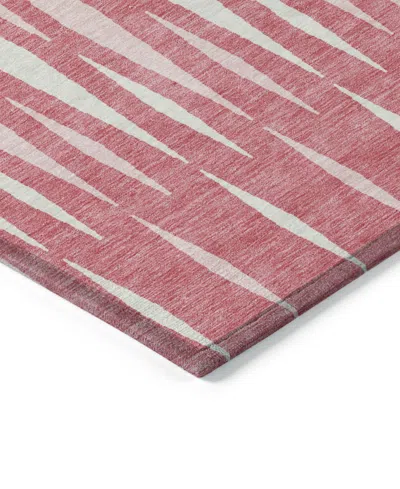 Addison Chantille Machine Washable Acn881 2'6"x3'10" Area Rug In Rose