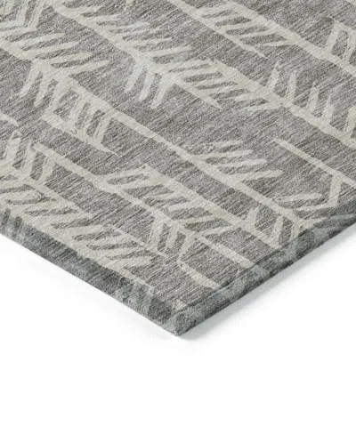 Addison Chantille Machine Washable Acn906 9'x12' Area Rug In Taupe