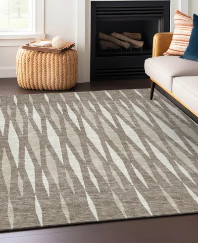 Addison Chantille Acn881 9'x12' Area Rug In Taupe