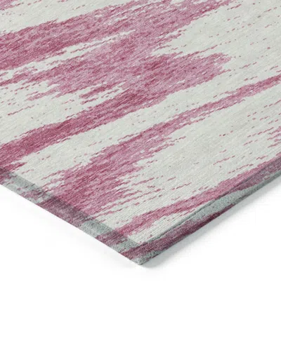 Addison Chantille Machine Washable Acn876 2'6"x3'10" Area Rug In Rose
