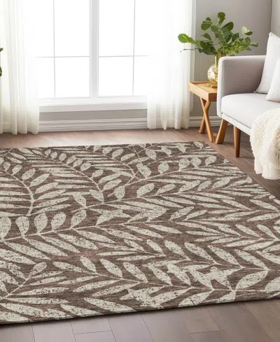 Addison Chantille Acn899 9'x12' Area Rug In Brown