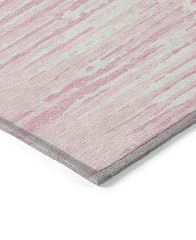 Addison Chantille Machine Washable Acn888 2'6"x3'10" Area Rug In Pink
