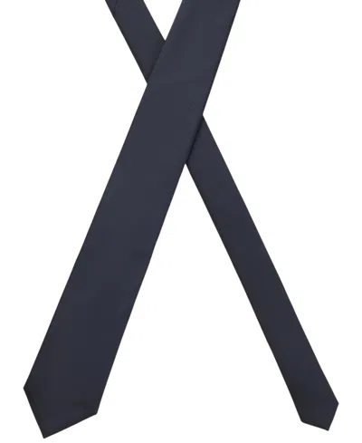 Hugo Boss Boss By  Men's Micro-pattern Jacquard Silk Tie In Dark Blue