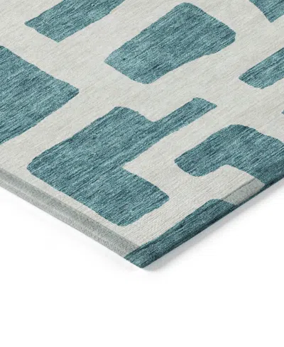 Addison Chantille Machine Washable Acn903 2'3"x7'6" Runner Area Rug In Teal