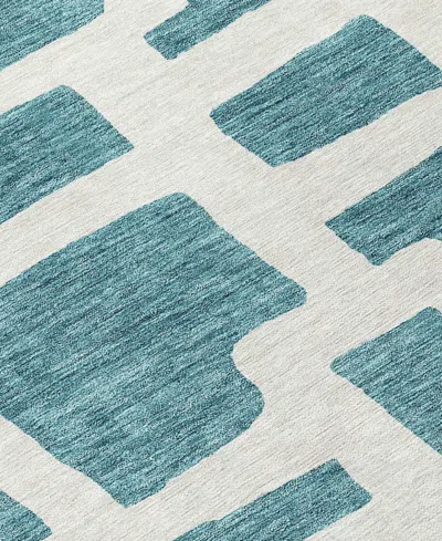 Addison Chantille Machine Washable Acn903 2'3"x7'6" Runner Area Rug In Teal