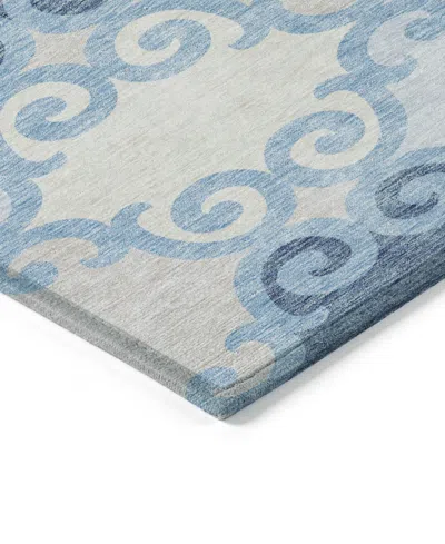 Addison Chantille Machine Washable Acn883 8'x10' Area Rug In Mist