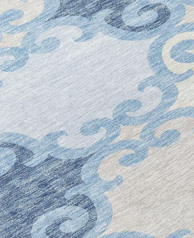 Addison Chantille Machine Washable Acn883 8'x10' Area Rug In Mist