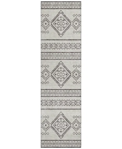 Addison Chantille Machine Washable Acn901 2'3"x7'6" Runner Area Rug In Beige