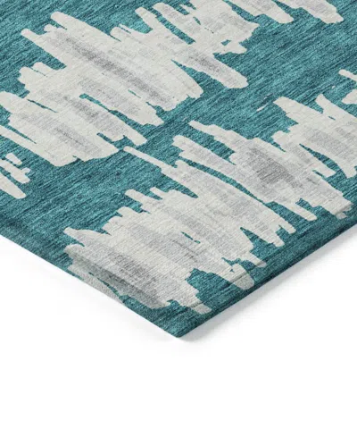 Addison Chantille Machine Washable Acn905 2'3"x7'6" Runner Area Rug In Teal