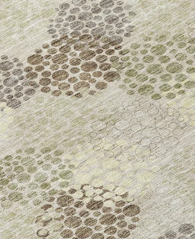 Addison Chantille Machine Washable Acn908 2'3"x7'6" Runner Area Rug In Beige