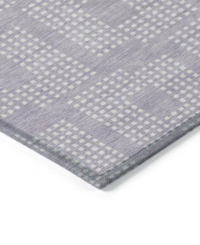 Addison Chantille Machine Washable Acn890 2'3"x7'6" Runner Area Rug In Lavender