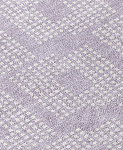 Addison Chantille Machine Washable Acn890 2'3"x7'6" Runner Area Rug In Lavender