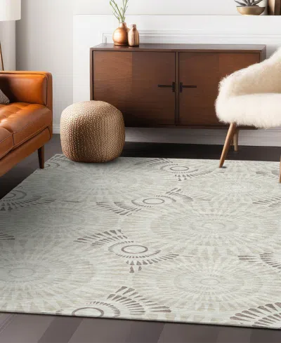 Addison Chantille Machine Washable Acn877 2'6"x3'10" Area Rug In Taupe