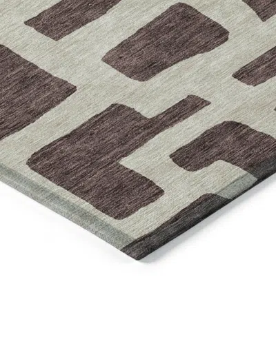 Addison Chantille Machine Washable Acn903 5'x7'6" Area Rug In Cocoa