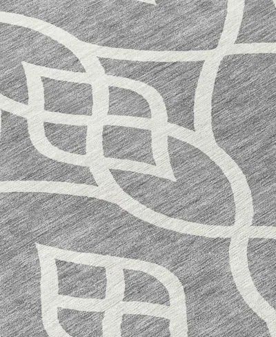 Addison Chantille Machine Washable Acn884 2'6"x3'10" Area Rug In Gray