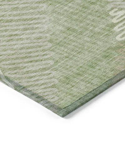 Addison Chantille Machine Washable Acn904 8'x10' Area Rug In Sage