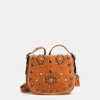 COACH Western Rivets Saddle Bag 23 in Suede,56621