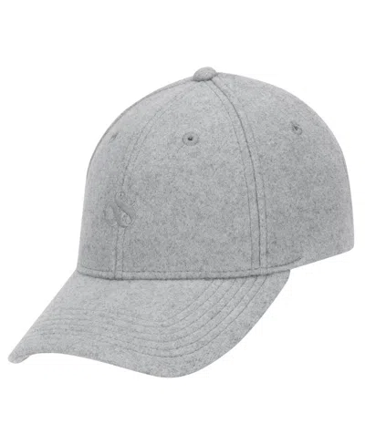 Scotch & Soda Men's Wool Adjustable Cap In Medium Gray