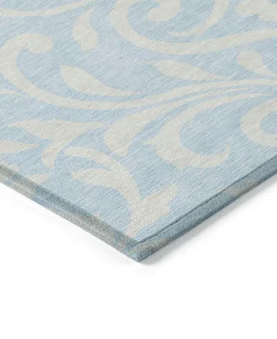 Addison Chantille Machine Washable Acn875 3'x5' Area Rug In Mist