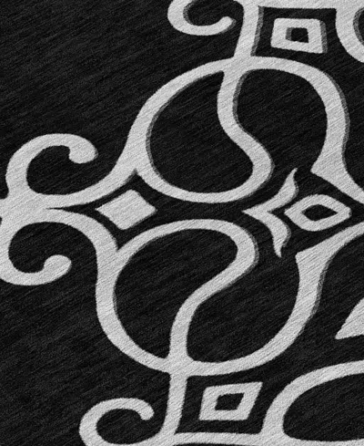 Addison Chantille Machine Washable Acn874 3'x5' Area Rug In Black