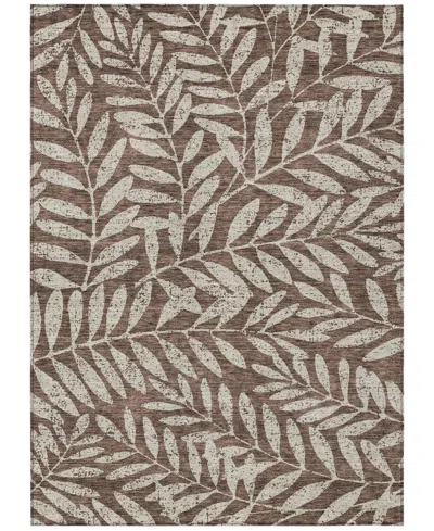 Addison Chantille Machine Washable Acn899 8'x10' Area Rug In Brown
