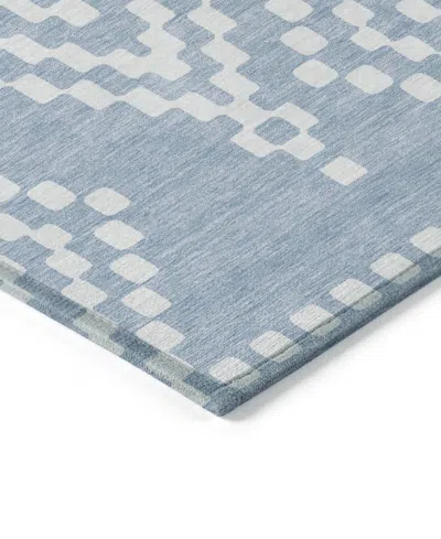 Addison Chantille Machine Washable Acn891 9'x12' Area Rug In Denim