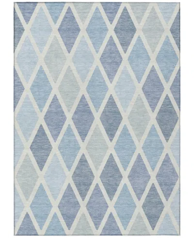 Addison Chantille Machine Washable Acn887 9'x12' Area Rug In Mist