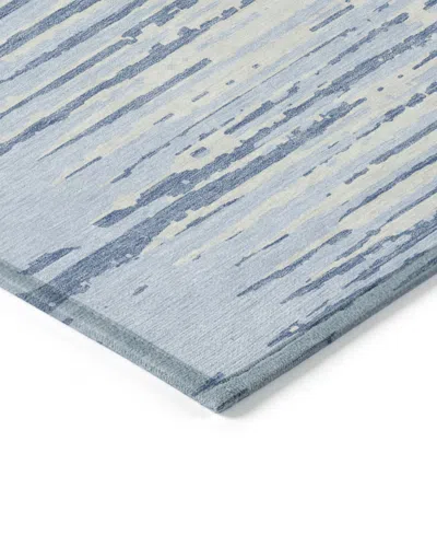 Addison Chantille Machine Washable Acn888 5'x7'6" Area Rug In Mist