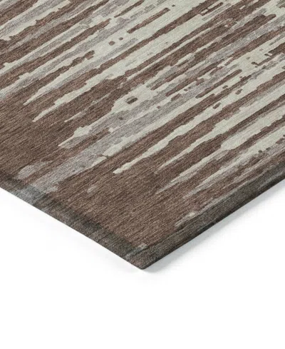 Addison Chantille Machine Washable Acn888 2'6"x3'10" Area Rug In Brown