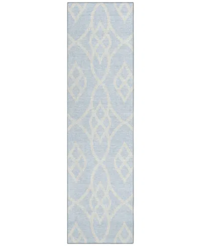 Addison Chantille Machine Washable Acn884 2'3"x7'6" Runner Area Rug In Mist