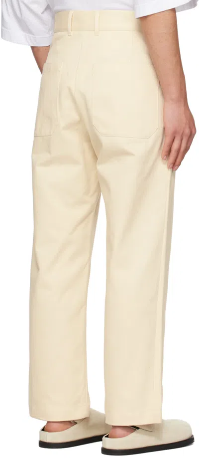 Studio Nicholson Belt Loop Track Pants In Nude