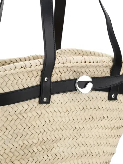 Coperni Palm Shoulder Bag In Beige