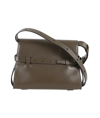 Moschino Nappa Forest Bag In Brown