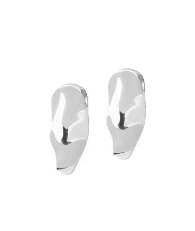 Federica Tosi Mindy Circle Earrings In White