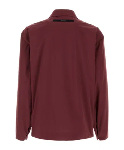 Herno Jacket Nylon Zippered Pockets In Red