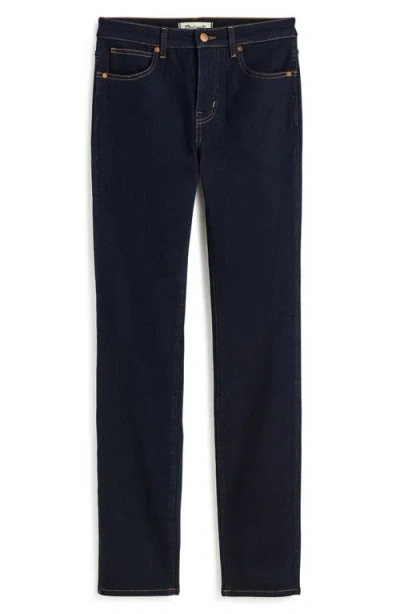 Madewell Mid-rise Stovepipe Jeans In Rinse Wash
