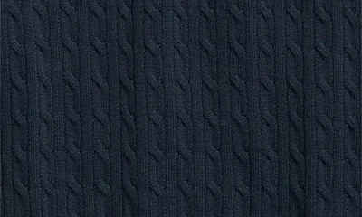 Brooks Brothers Cable Knit Archive Tennis Polo In Supima Cotton Shirt In Blue