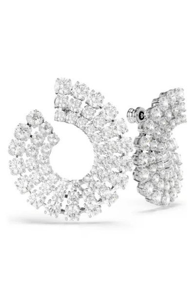 Swarovski Matrix Kreolen In White