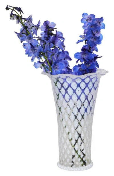 Juliska Trellis 9 Flared Vase In White