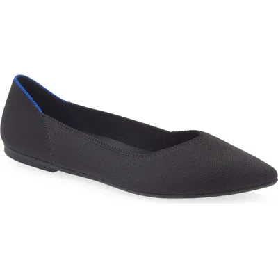 Rothys Rothy's The Point Ii Pointed Toe Flat In Black