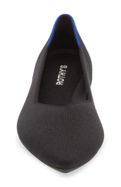 Rothys Rothy's The Point Ii Pointed Toe Flat In Black