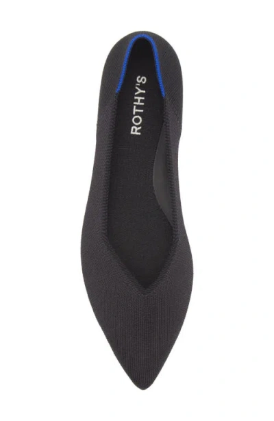 Rothys Rothy's The Point Ii Pointed Toe Flat In Black