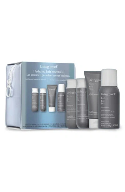 Living Proof Hydrated Hair Essentials Kit In Multi