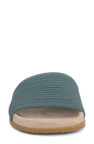 Vionic Evie Slide Sandal In Bodega Blue