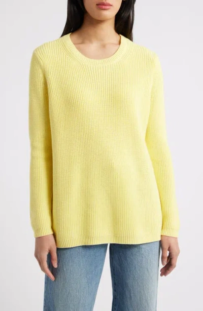 525 Emma High-low Sweater In Lemon Meringue