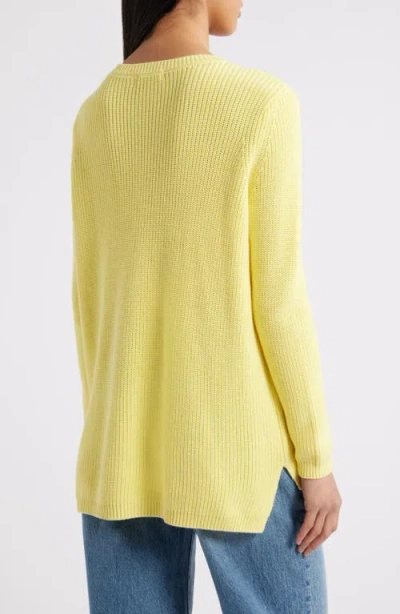 525 Emma High-low Sweater In Lemon Meringue