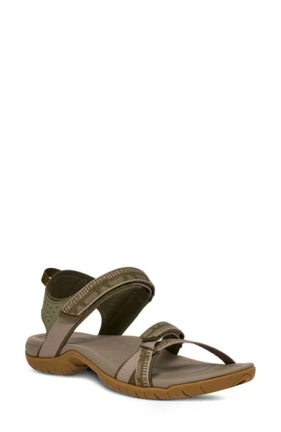 Teva Women's Verra Sandals In Archive Criss Cross Olive
