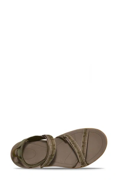 Teva Women's Verra Sandals In Archive Criss Cross Olive